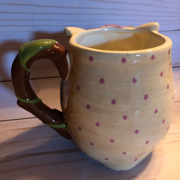 Pier 1 Olli the Owl Handpainted Mug - Picture 3 of 4